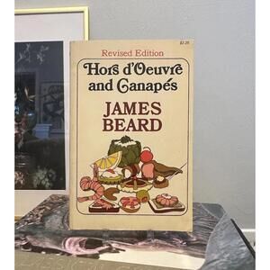 Hors d'Oeuvre and Canapes James Beard 1971 Revised Edition Paperback Cookbook